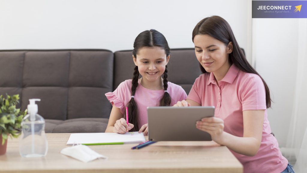 Girl Learning with Home Tutor